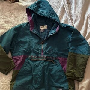 LL Bean anorak jacket